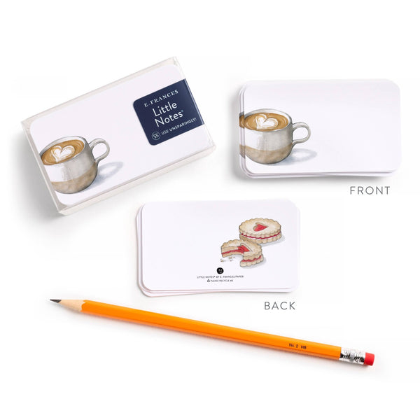 Latte Little Notes - Little Flower Soap CoCoffeeCoffee BeanCoffee giftsGreeting Card