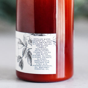 Lavender Bergamot Lotion - 8oz Bottle - Little Flower Soap Co