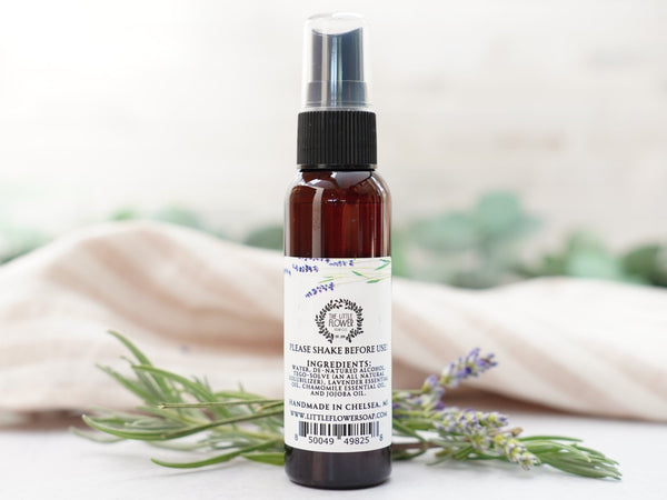 Lavender Chamomile Pillow Mist - Essential Oil Linen Spray - Little Flower Soap Cochamomilechamomile essential oilcortinapillow spray