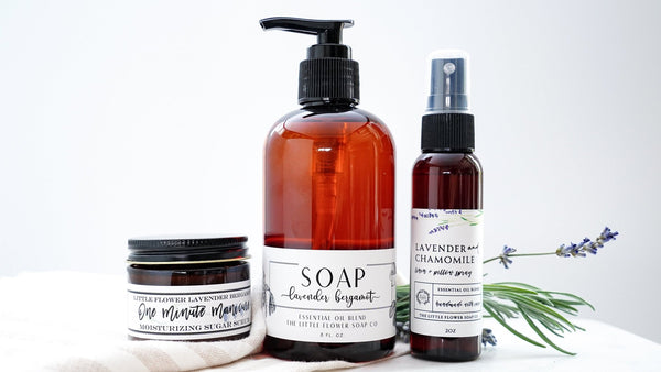 Lavender Chamomile Pillow Mist - Essential Oil Linen Spray - Little Flower Soap Cochamomilechamomile essential oilcortinapillow spray