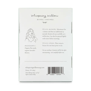 Lavender Flannel Neck Wrap - Microwaveable - Little Flower Soap Co
