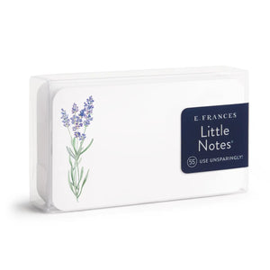Lavender Little Notes - 55 mini notecards - Little Flower Soap Coblank cardcardGift CardGreeting Card