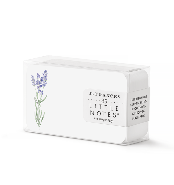 Lavender Little Notes - 85 mini notecards - Little Flower Soap Co