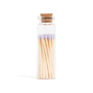 Lavender Matches in Small Corked Vial - Little Flower Soap Cobathroom decordecordecorativematches