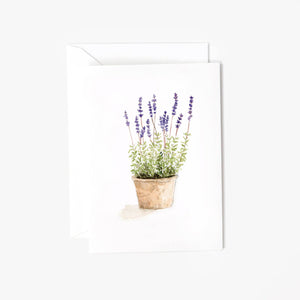 Lavender Mini Notecard - Little Flower Soap Co