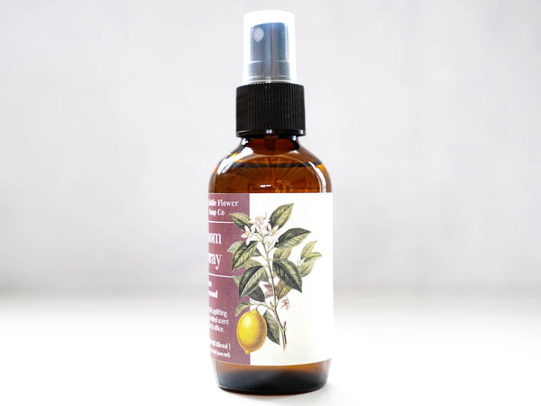 Lemon Rosewood Essential Oil Room Spray - Little Flower Soap Coessential oil giftsessential oil room spraylemonRoom Spray