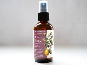 Lemon Rosewood Essential Oil Room Spray - Little Flower Soap Coessential oil giftsessential oil room spraylemonRoom Spray