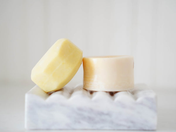Lemongrass Shampoo & Conditioner Bar Set - Little Flower Soap CoBath and Showerconditioner barEco Friendlyshampoo