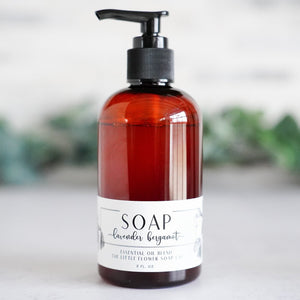 Liquid Hand Soap - Lavender Bergamot - Little Flower Soap Co