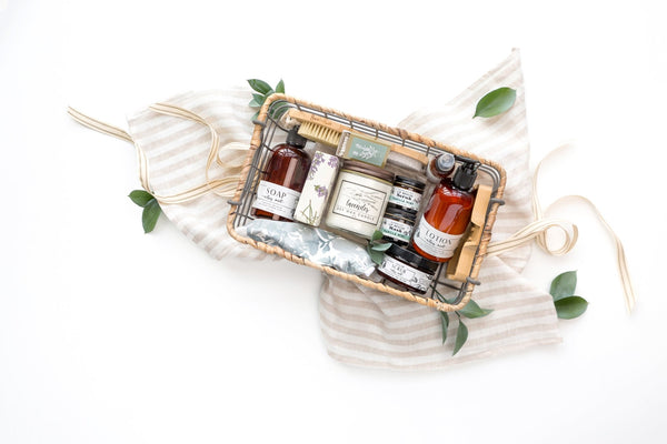 Luxury Mother’s Day Gift Basket – Handmade in the USA Self Care Set - Little Flower Soap Coartisanbath and beautybath and body giftsMother's Day Gift Basket