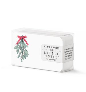 Mistletoe Little Notes - 85 mini Notecards - Little Flower Soap CoChristmaschristmas boxchristmas decorGreeting Card