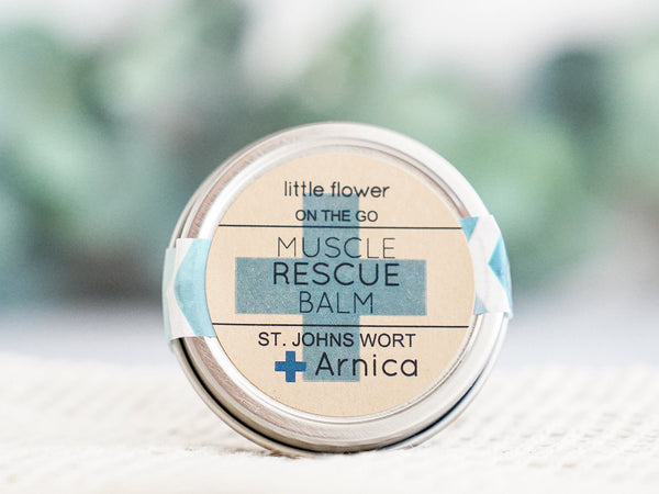 Muscle Rescue Balm 1oz. Tin - Little Flower Soap Co