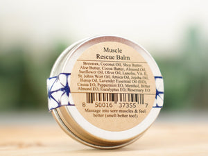 Muscle Rescue Balm 1oz. Tin - Little Flower Soap Co