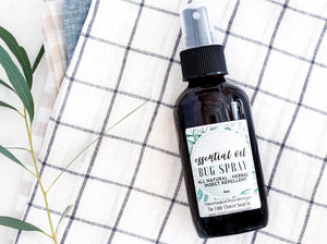 Natural Bug Spray - Essential Oil Insect Repellent - Little Flower Soap Co