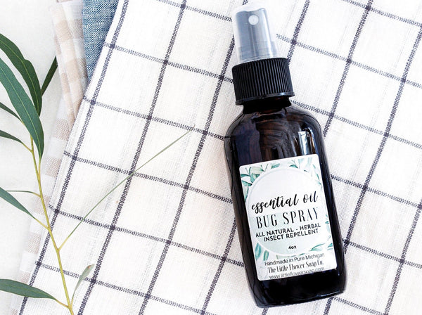 Natural Bug Spray - Essential Oil Insect Repellent - Little Flower Soap Co