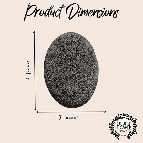 Natural Pumice Stone for Feet – Volcanic Lava Foot Scrubber - Little Flower Soap CoBath and Showercallus removerfoot carepumice stone