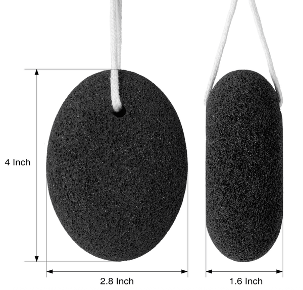 Natural Pumice Stone with Cotton Hanging Loop - Little Flower Soap Cobath accessoriesBath and Showerbathroom accessoriesSelf Care