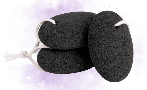 Natural Pumice Stone with Cotton Hanging Loop - Little Flower Soap Cobath accessoriesBath and Showerbathroom accessoriesSelf Care