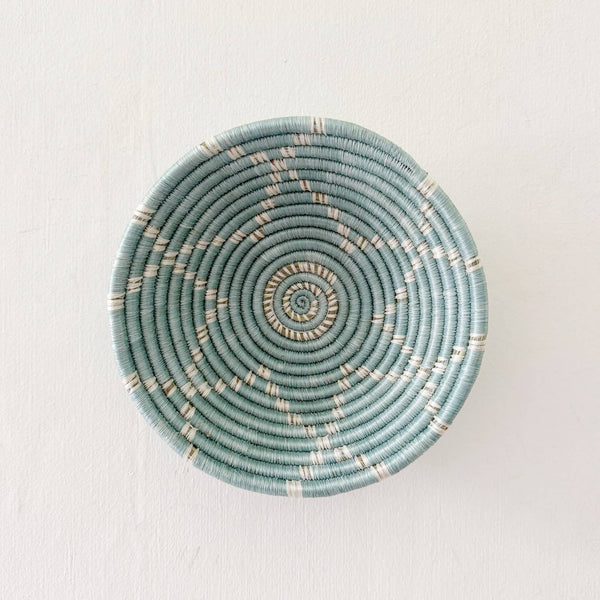 Nkizi Woven Small Bowl | Natural Decor & Accent Basket - Little Flower Soap Coaquabasketfarmhouse decorBathroom Decor