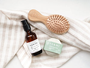 Nourish + Repair Hair Oil with Argan & Camellia - Lavender Bergamot - Little Flower Soap Co