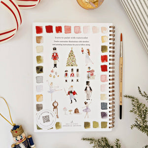 Nutcracker Watercolor Workbook - Little Flower Soap Co