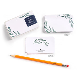 Olive Branch Little Notes - 55 Flat Cards - Little Flower Soap Coblank cardcardGift CardGreeting Card