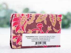 Orange Clove - Large Bar Soap 6oz - Little Flower Soap Co
