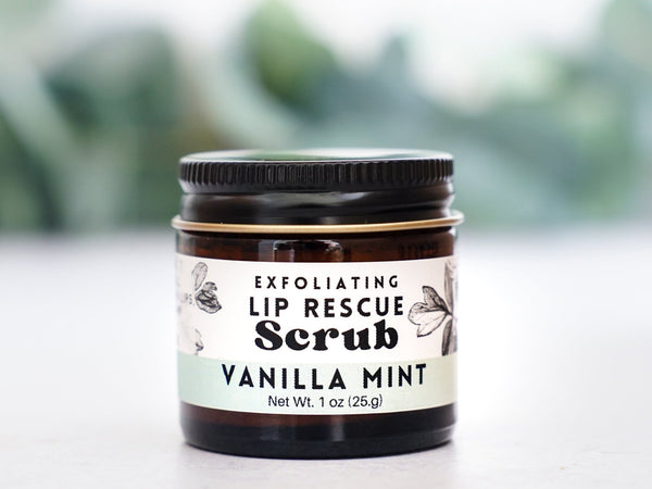 Overnight Lip Rescue Mask - Vanilla Mint - Little Flower Soap Co