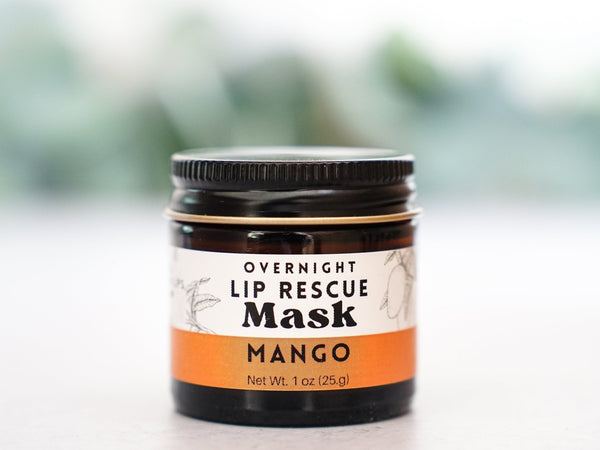 Overnight Lip Rescue Mask - Vanilla Mint - Little Flower Soap Co