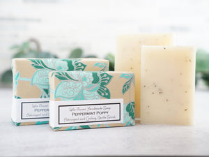 Peppermint Poppy - Handmade Bar Soap - Little Flower Soap Co