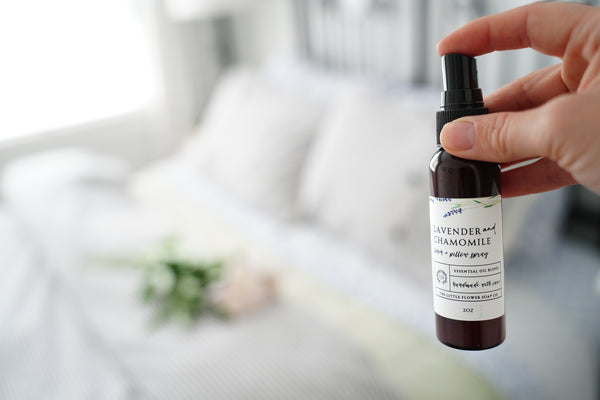 Lavender Chamomile Pillow Mist - Essential Oil Linen Spray
