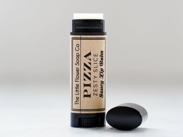 Pizza Lip Balm - Mens Chapstick - Little Flower Soap Co