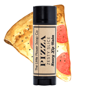 Pizza Lip Balm - Mens Chapstick - Little Flower Soap Co