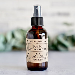 Potty Spray - Let that Shit go Lavender - Little Flower Soap Co