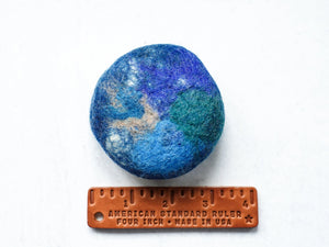 Ruler Tool Leather Keychain - Stocking stuffers - Little Flower Soap Co