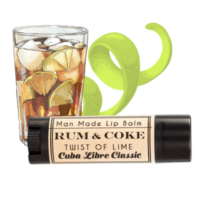 Rum and Coke Lip Balm - Stocking Stuffer - Little Flower Soap Co
