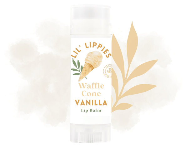 Set of 5 Lip Balms - Lil Lippies Snack Time - Little Flower Soap Co