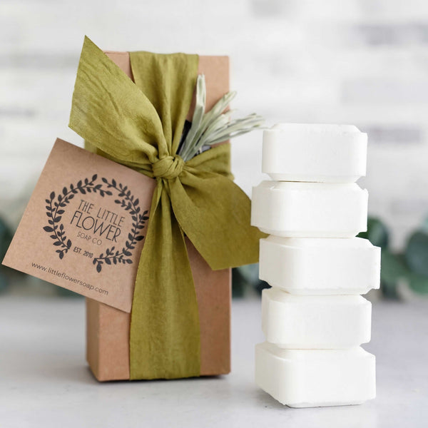 Shower Steamers Citrus | Essential Oil Gift set of 5 - Little Flower Soap CoaromatherapyBaby ShowerBath and ShowerSelf Care