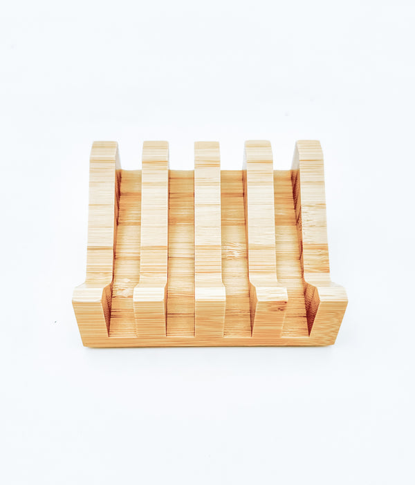Slanted Wooden Soap Dish