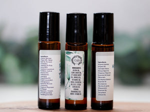 Sleep Rescue, Headache Rescue & Relief Bug Bite Roll-On Set of 3 - Little Flower Soap Coaromatherapy gift setbug bite reliefessential oil roll on setEssential Oils