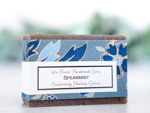 Spearmint - Handmade Bar Soap - Little Flower Soap Co