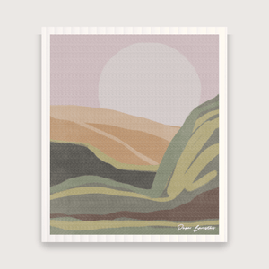 Swedish Dishcloth: National Park Hills - Little Flower Soap Co
