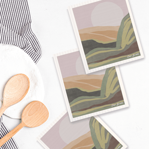 Swedish Dishcloth: National Park Hills - Little Flower Soap Co