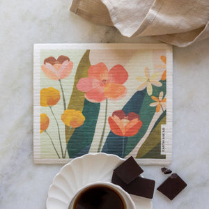 Swedish Dishcloth - Summer Garden - Little Flower Soap Co