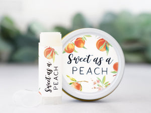 Sweet as a Peach - Baby Shower Favors - Little Flower Soap Co
