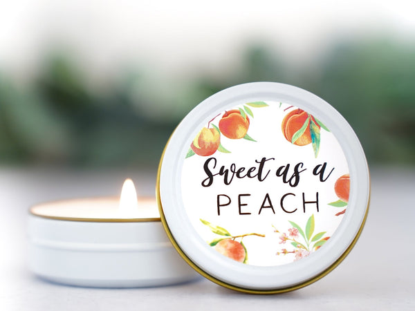 Sweet as a Peach - Baby Shower Favors - Little Flower Soap Co
