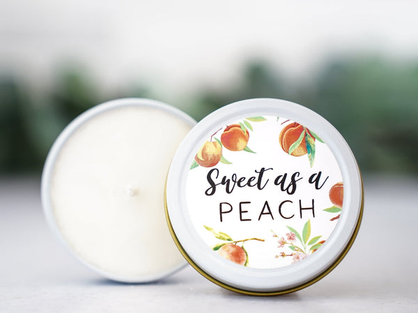 Sweet as a Peach - Baby Shower Favors - Little Flower Soap Co
