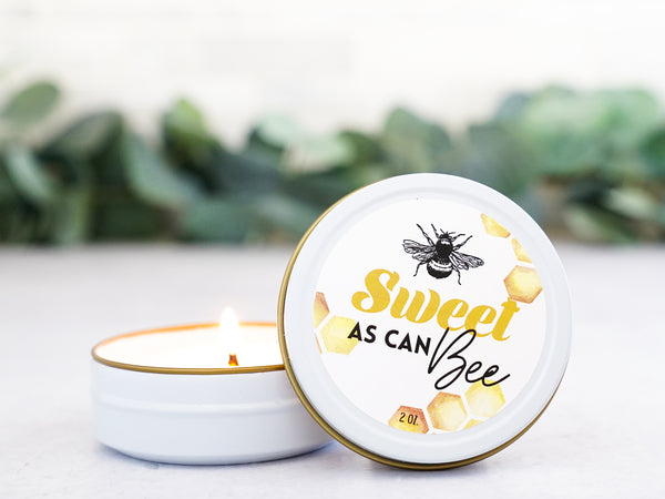Sweet as Can Bee baby shower favors or pregnancy announcement