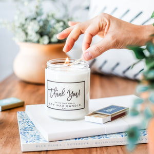 Thank You Candle - Little Flower Soap Co