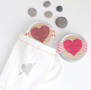 Valentine's Day Rescue Balm Set - Little Flower Soap Covalentine gift for coworkervalentines day for girlfriendvalentines day for wifeSkin Care